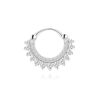 925 Silver Moissanite örhängen med platt rygg för kvinnor