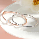 1CT Pear Moissanite Damarmband, 925 Sterling Silver