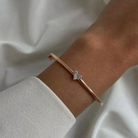 Elegant Moissanite-armband för kvinnor, 925 silver, GRA-certifierat