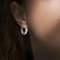 2.6ct D färg Moissanite örhängen för kvinnor