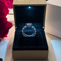 Lyxring i 925 Sterling Silver och 18K guld