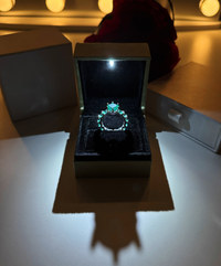 Lyxring i 925 Sterling Silver och 18K guld