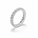 Transparent Moissanite Ring i 925 Silver