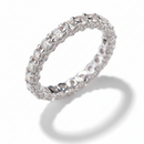 Transparent Moissanite Ring i 925 Silver