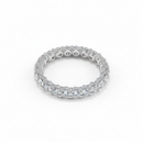 Transparent Moissanite Ring i 925 Silver