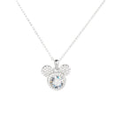 Mickey Full Moissanite Halsband i 925 Silver