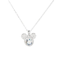 Mickey Full Moissanite Halsband i 925 Silver