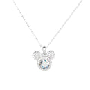Mickey Full Moissanite Halsband i 925 Silver