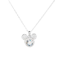 Mickey Full Moissanite Halsband i 925 Silver