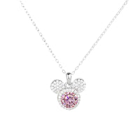 Mickey Full Moissanite Halsband i 925 Silver