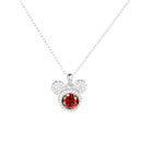 Mickey Full Moissanite Halsband i 925 Silver