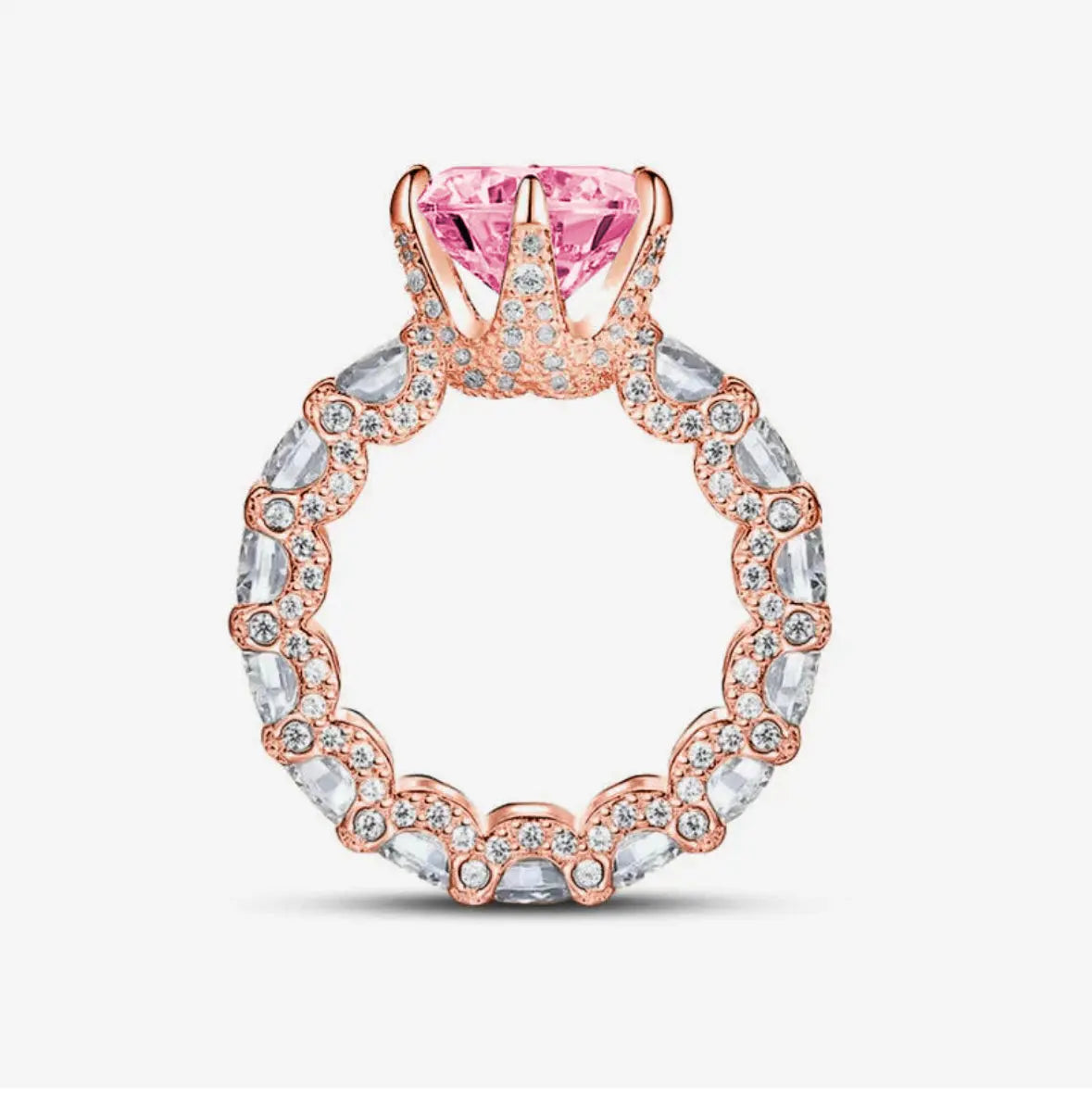 Lyxring i 925 Sterling Silver och 18K guld