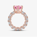 Lyxring i 925 Sterling Silver och 18K guld