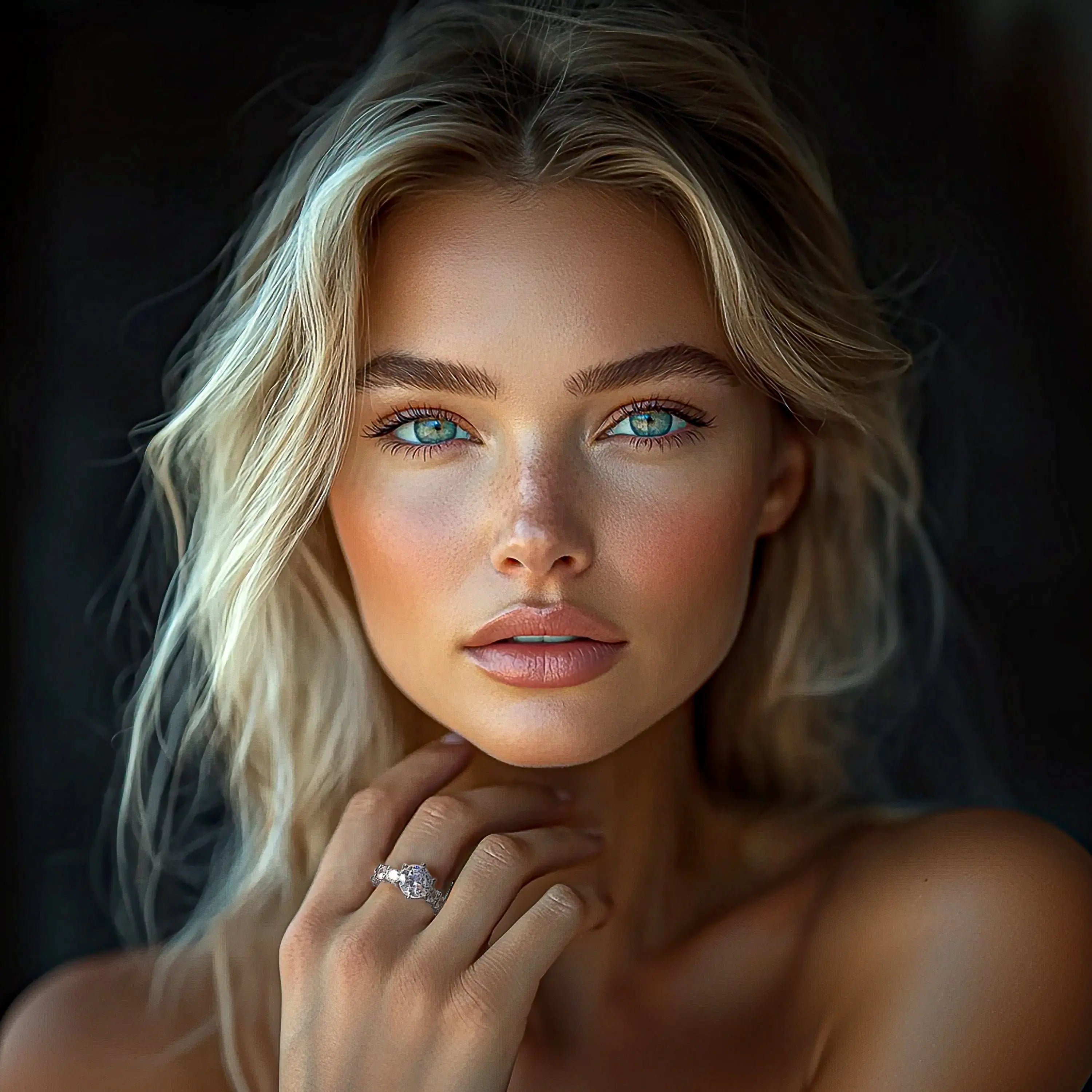 Lyxring i 925 Sterling Silver och 18K guld