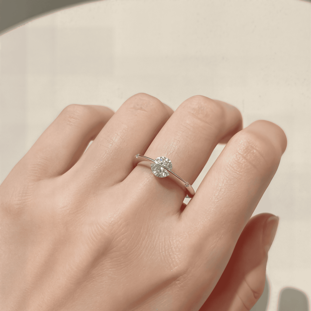 Roterande Shooting Star Ring – En skärva i rörelse